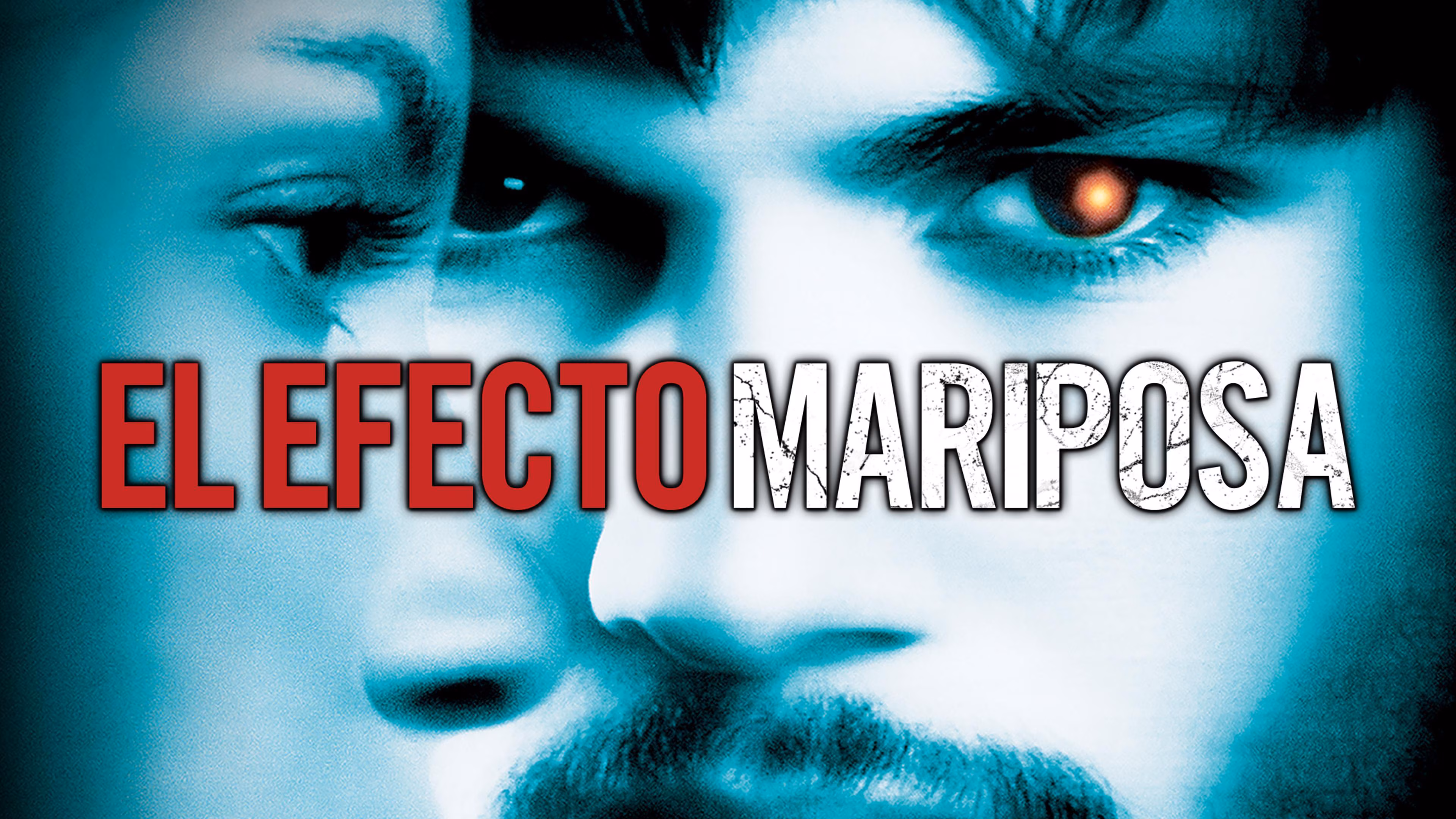 Póster oficial de la portada de la película Efecto Mariposa.